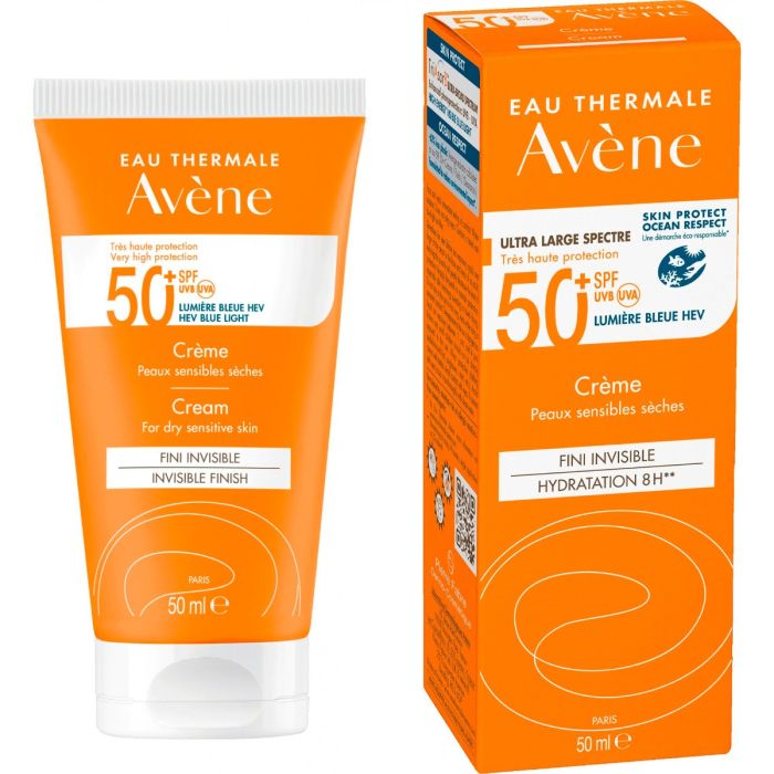 Крем Avene (Авене) сонцезахисний для сухої чутливої шкіри SPF 50+, 50 мл