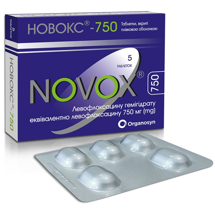 Новокс 750 мг таблетки №5