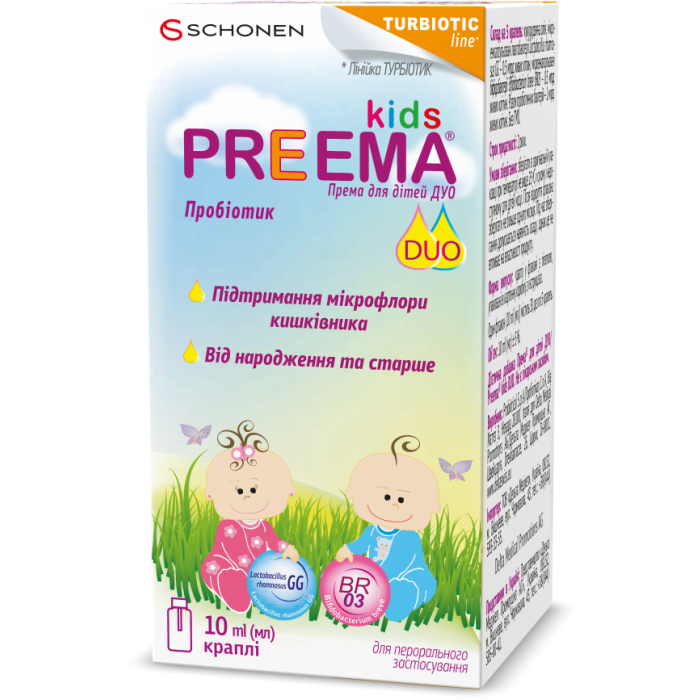 Према Kids DUO капли с пипеткой 10 мл