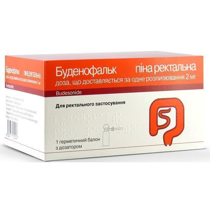 Буденофальк пена 2 мг/доза №1