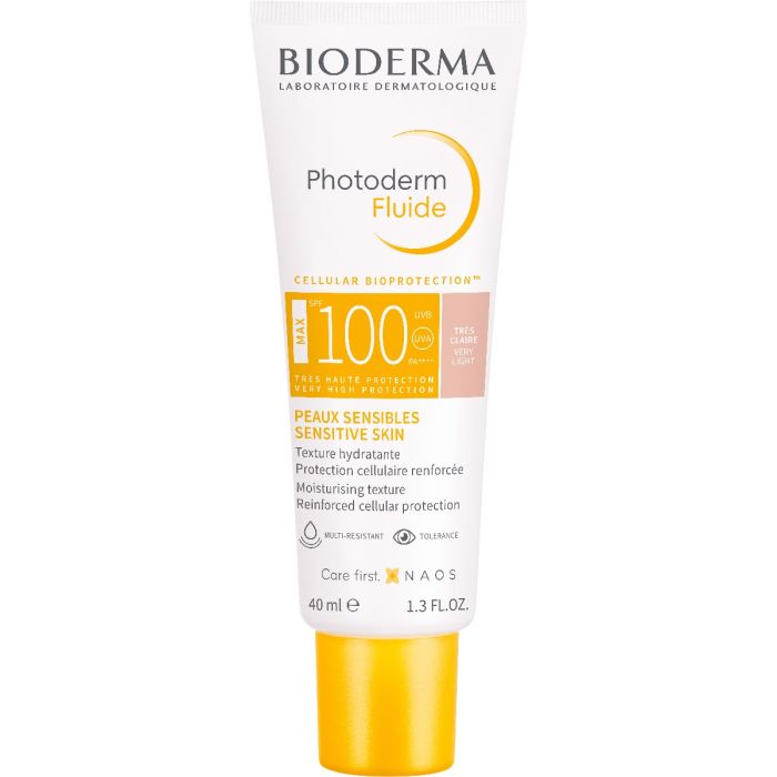 Флюид Bioderma (Биодерма) Photoderm Мax SPF100 солнцезащитный очень светлый, 40 мл