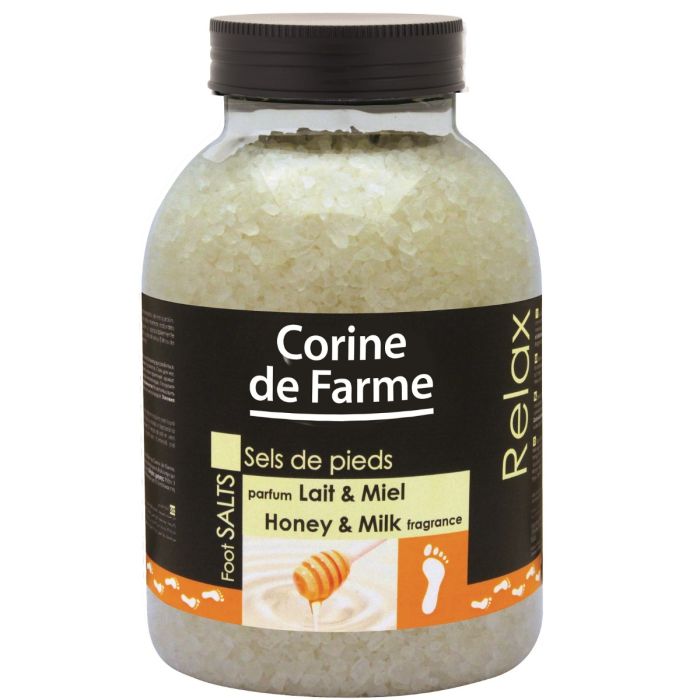 Сіль морська Corine De Farme для ванн Мед та молоко 1,3 кг