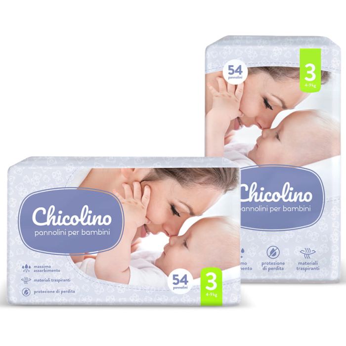 Підгузники дитячі Chicolino 3 (4-9 кг) 54 шт.