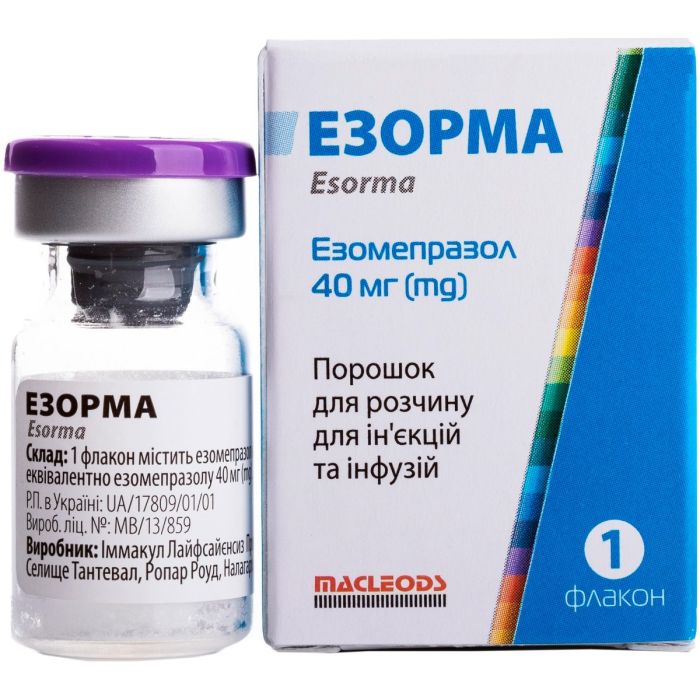 Езорма 40 мг порошок  для розчину №1