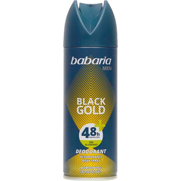 Дезодорант Babaria чорне золото спрей для тіла 200 мл