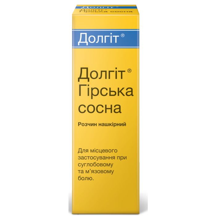 Долгіт гірська сосна розчин нашкірний 100 мл