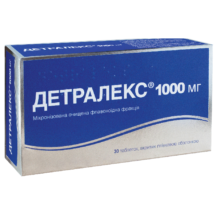 Детралекс 1000 мг таблетки №30