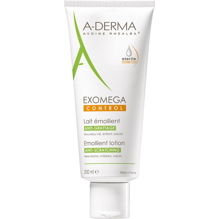 Молочко A-Derma (А-Дерма) Exomega Control смягчающее для атопичной кожи лица и тела 200 мл