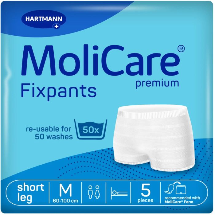 Штанці сітчасті MoliCare Premium Fixpants для фіксації прокладок, короткі, р.M №5