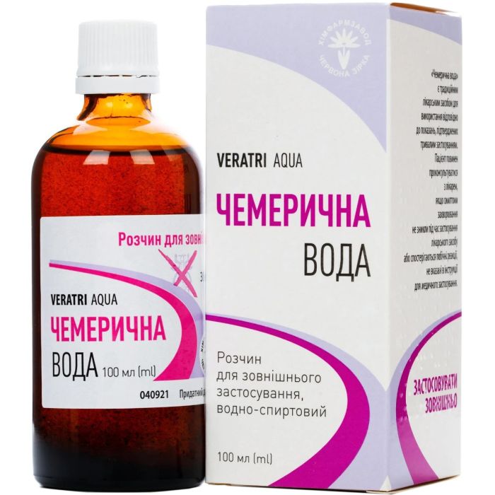 Чемерична вода, водно-спіротовий розчин 100 мл