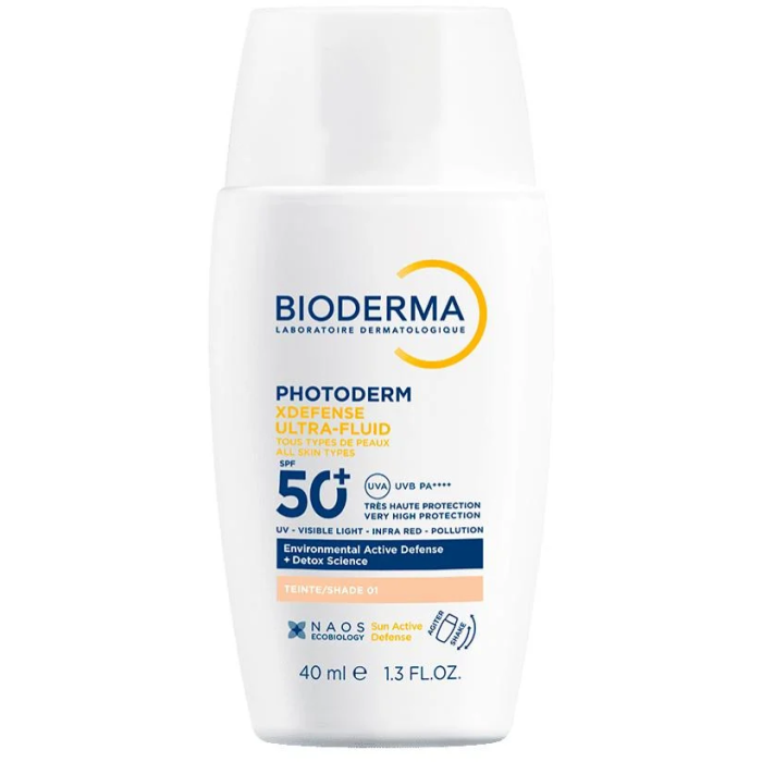 Ультрафлюид Bioderma (Биодерма) Photoderm XDefense SPF50+ тон 01 40 мл
