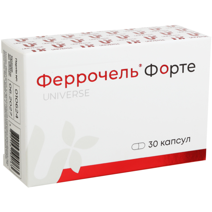 Феррочель Форте 300 мг капсулы №30