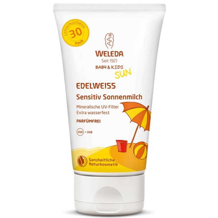 Молочко Weleda (Веледа) сонцезахисне Едельвейс для чутливої шкіри SPF 30 150 мл