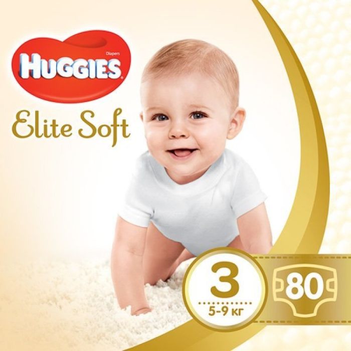 Подгузники Huggies Elite Soft р. 3 5-9 кг №80