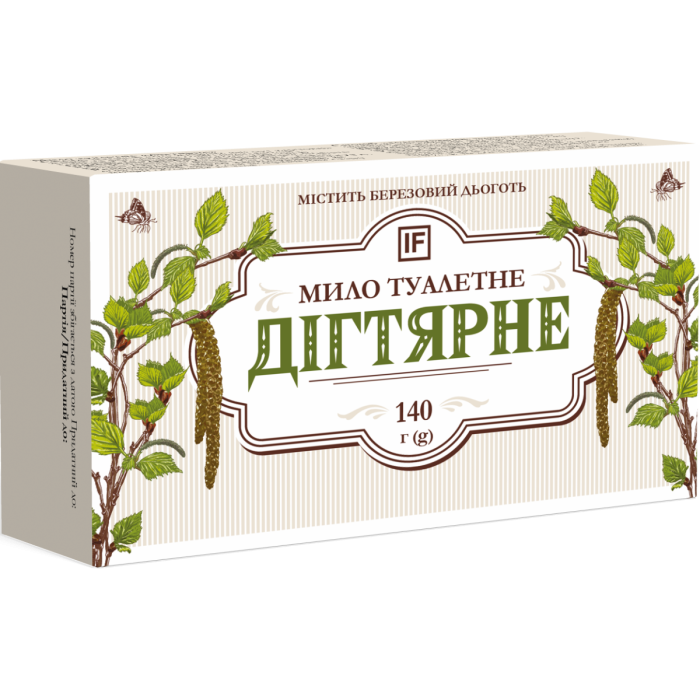 Мыло туалетное Дегтярное 140 г