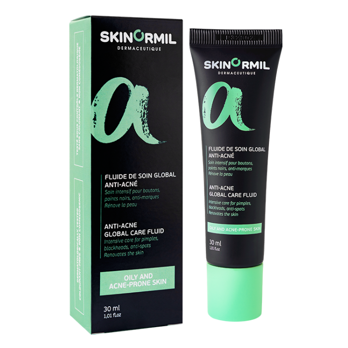 Флюїд для обличчя Skinormil АнтиАкне глобальний догляд для жирної шкіри 30 мл