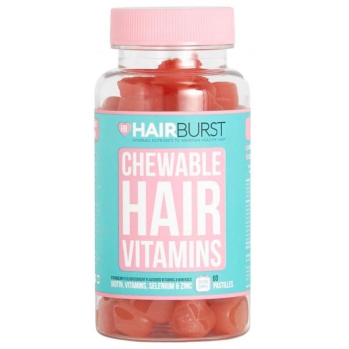 Hairburst (Хейрбурст) вітаміни жувальні для росту і укріплення волосся №60
