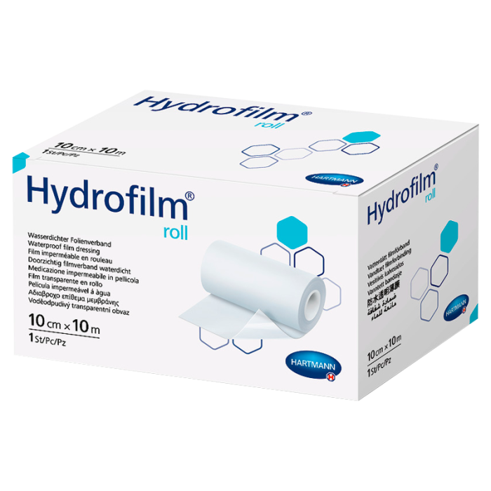 Повязка пленочная прозрачная Hydrofilm Roll 10 см х 10 м