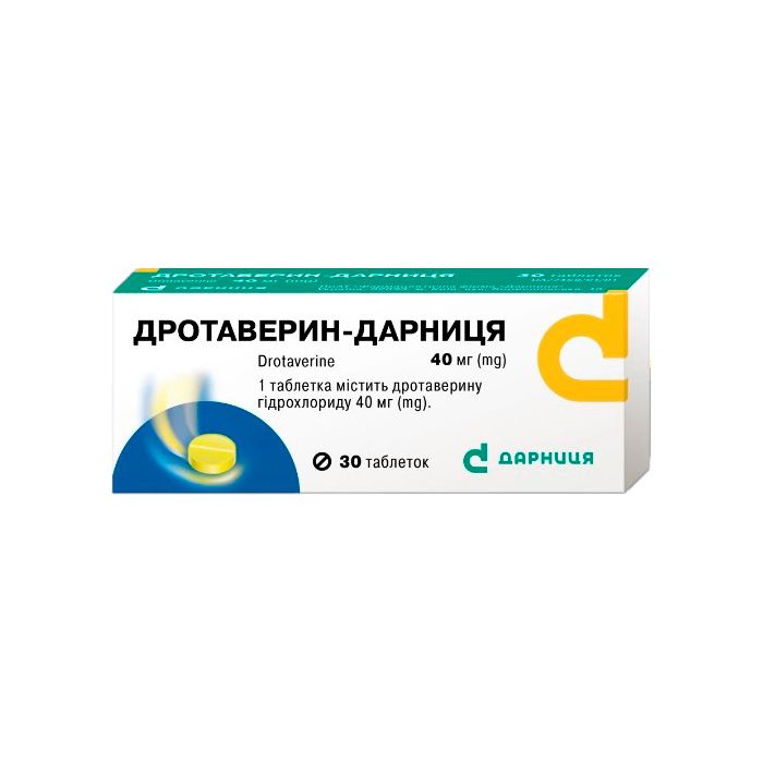 Дротаверин 40 мг таблетки №30