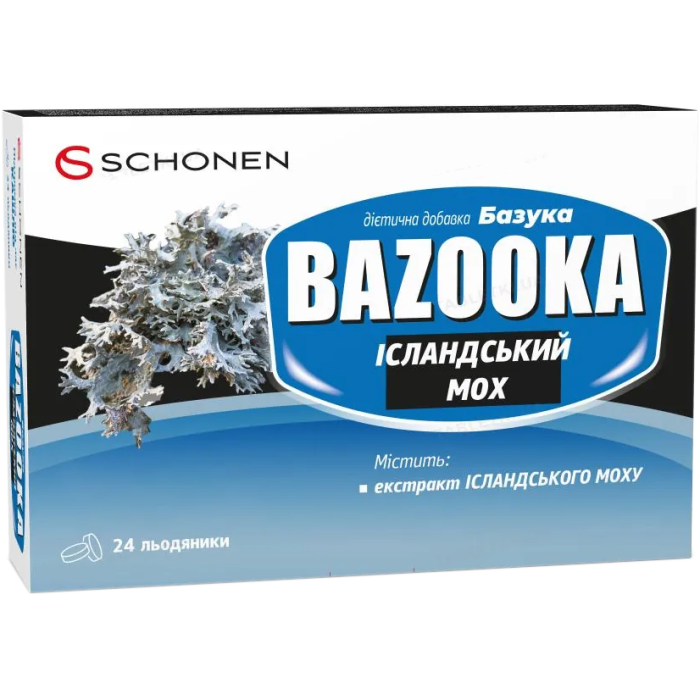 Базука Ісландський мох льодяники №24