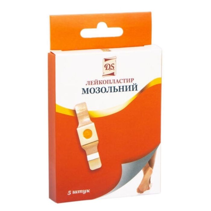 Лейкопластир D.S. (0348) Мозольний 2 см х 6 см №5