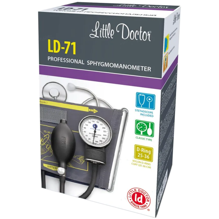 Тонометр Little Doctor (Литл Доктор) LD-71 механический с фонендоскопом