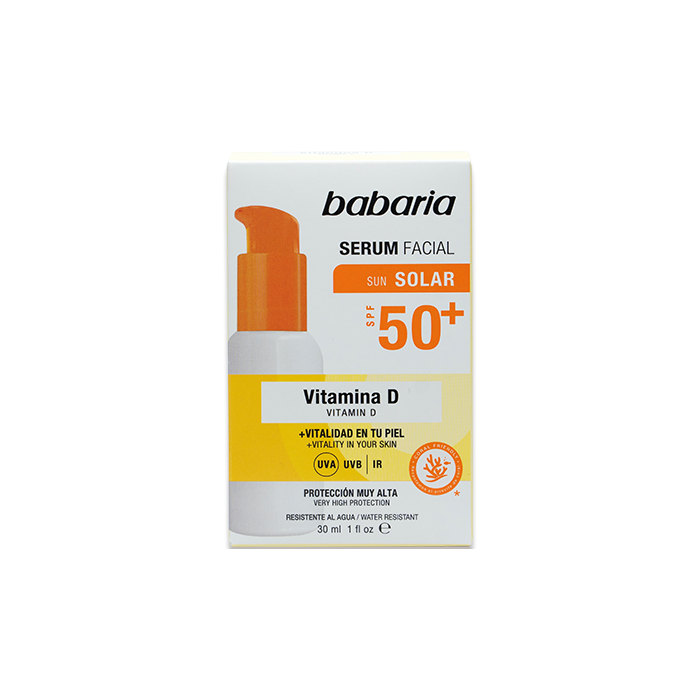 Сыворотка Babaria (Бабария) солнцезащитная для лица витамин D SPF50 30 мл - фото №1 Сыворотка Babaria (Бабария) солнцезащитная для лица витамин D SPF50 30 мл
