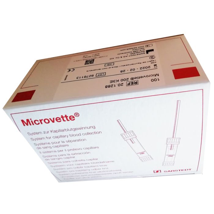 Пробирка для сбора капиллярной крови Microvette СВ 200 К3 ЭДТА №100 - фото №1 Пробирка для сбора капиллярной крови Microvette СВ 200 К3 ЭДТА №100
