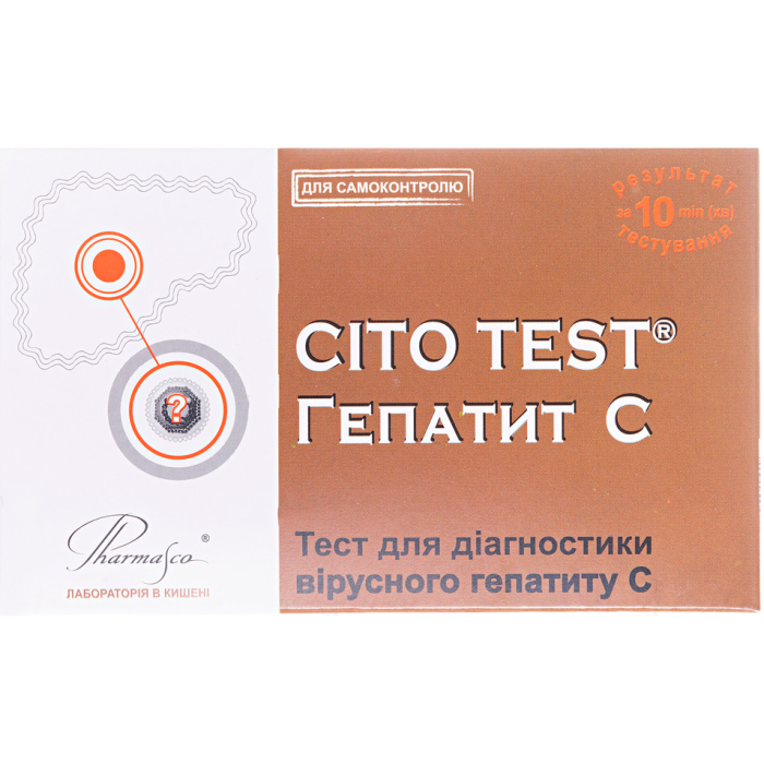 Тест-система Cito Test HCV для визначення вірусу гепатиту С у крові, 1 шт.