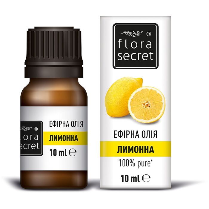 Олія ефірна Flora Secret Лимонна 10 мл