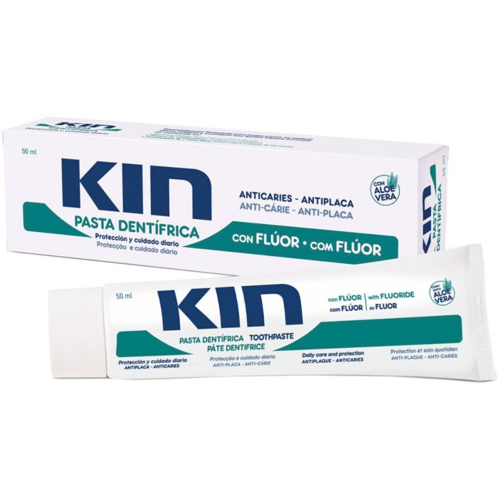 Зубна паста Kin (Кін) для зубів проти карієсу з фтором 50 мл