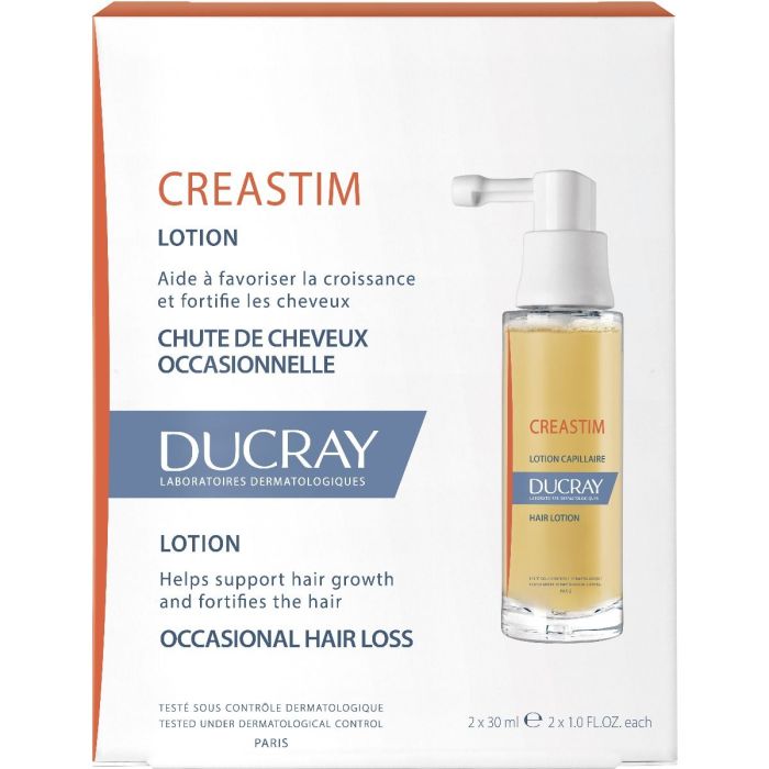 Лосьон Ducray Creastim против реактивного выпадения волос, 60 мл (2х30 мл)