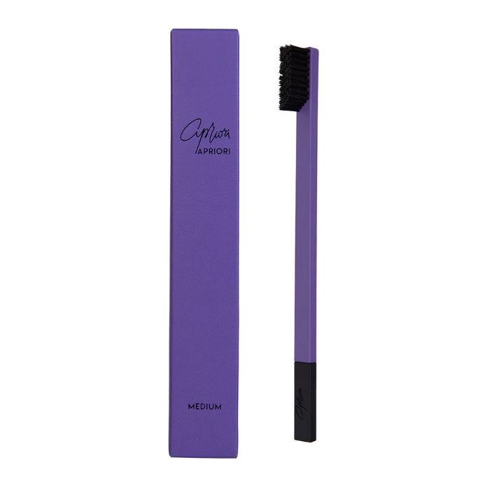 Зубная щетка Apriori (Априори) Slim Lavender Luster средняя, 1 шт.