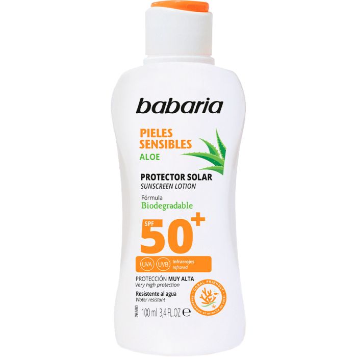 Лосьйон Babaria (Бабарія) сонцезахисний для чутливої шкіри для тіла SPF50+ 100 мл