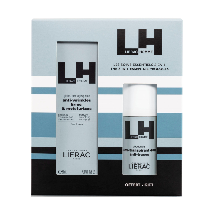 Набір Lierac (Лієрак) Оm (Флюїд антивіковий 50 мл+Дезодорант 50 мл)