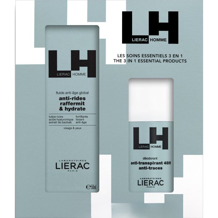 Набор Lierac (Лиерак) Оm (Флюид антивозрастной 50 мл + Дезодорант 50 мл) - фото №1 Набор Lierac (Лиерак) Оm (Флюид антивозрастной 50 мл + Дезодорант 50 мл)