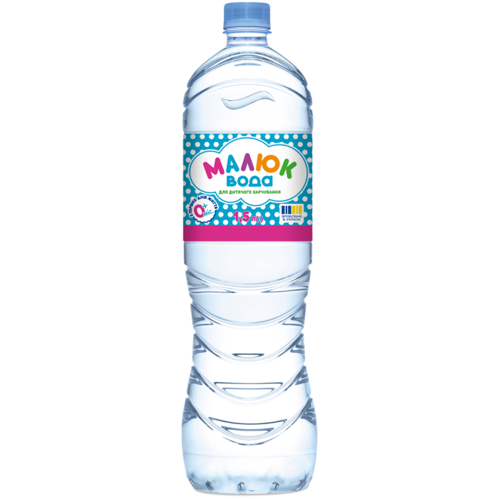 Вода питна Малюк дитяча негазована, 1,5 л