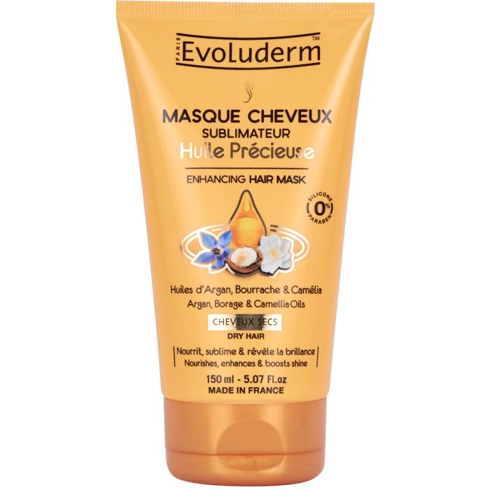 Маска Evoluderm (Эволюдерм) для сухих волос укрепляющая с целебными маслами 150 мл