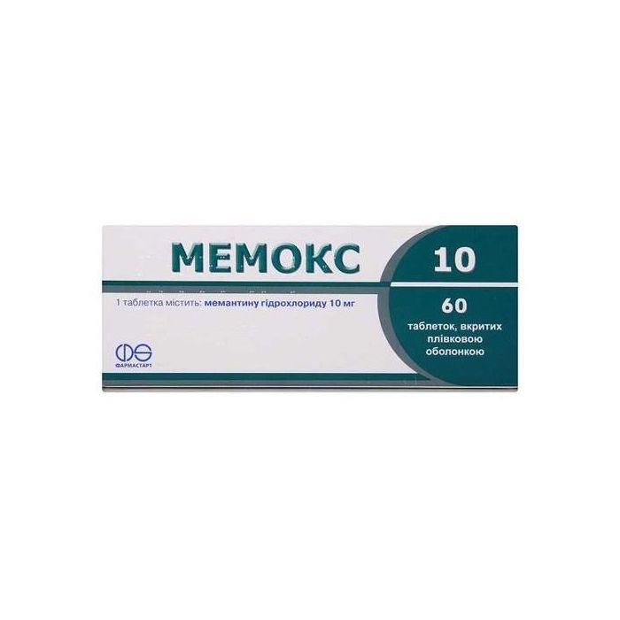 Мемокс 10 мг таблетки №60