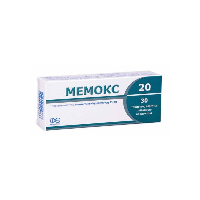 Мемокс 20 мг таблетки №30