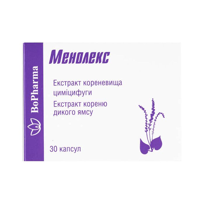 Менолекс капсулы №30