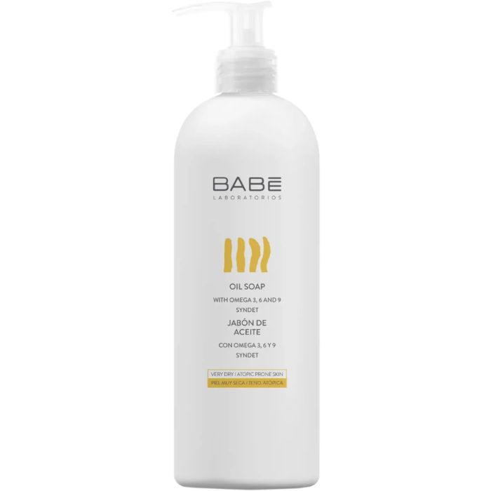 Мило для душу Babe Laboratorios на основі олій для сухої та атопічної шкіри 500 мл