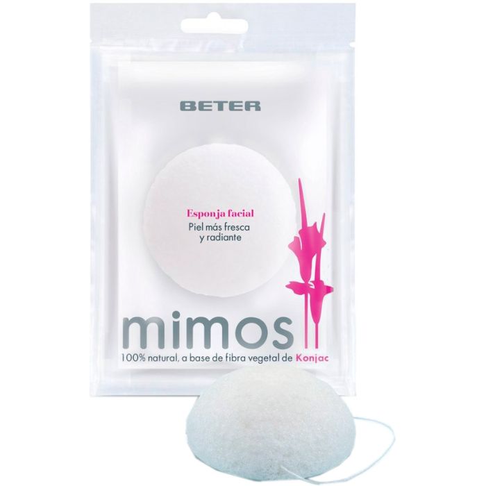 Спонж Beter (Бетер) Mimos багаторазовий для очищення обличчя з конжаку