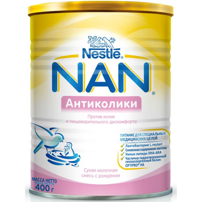 Суміш молочна Nestle NAN Антиколіки (з 0 місяців) 400 г