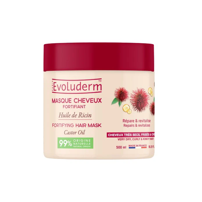 Маска Evoluderm (Эволюдерм) для волос с касторовым маслом 500 мл - фото №1 Маска Evoluderm (Эволюдерм) для волос с касторовым маслом 500 мл