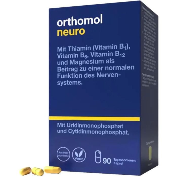 Orthomol (Ортомол) Neuro (для нормального функціонування нервової системи) 90 днів капсули №90