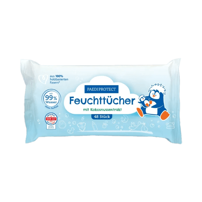 Серветки Paediprotect (Педіпротект) вологі дитячі для чутливої шкіри №48 - фото №1 Серветки Paediprotect (Педіпротект) вологі дитячі для чутливої шкіри №48