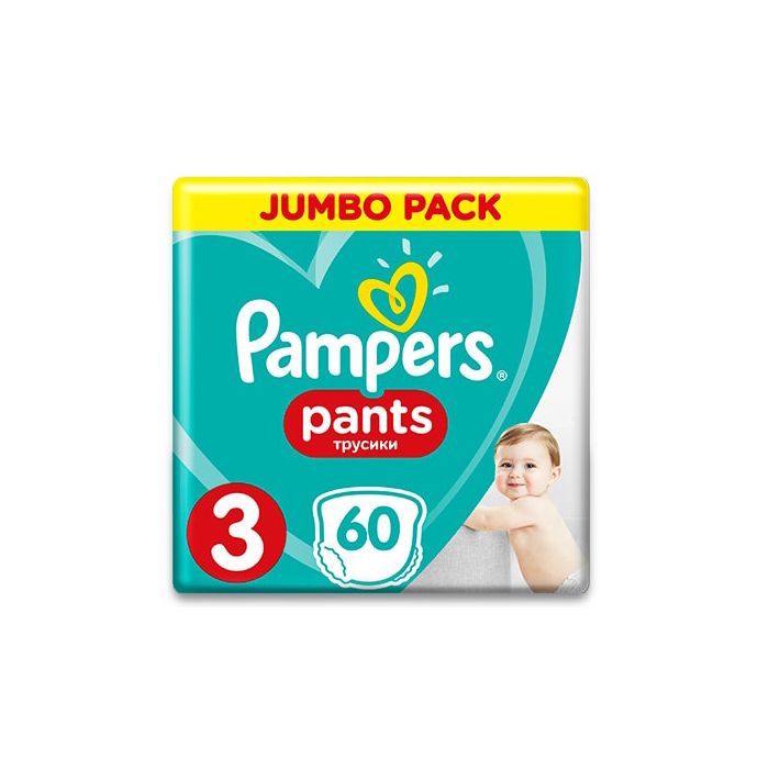 Подгузники-трусики Pampers Pants Midi Джамбо (6-11 кг) №60