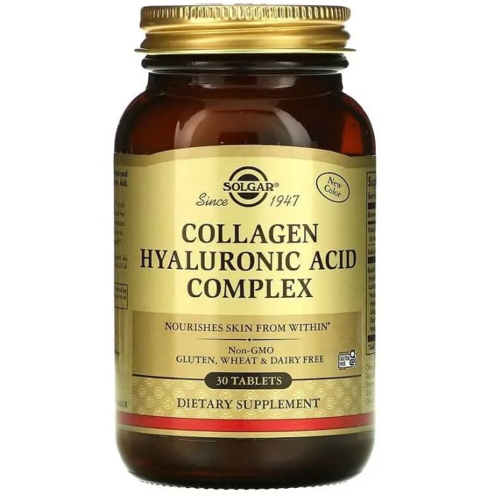 Solgar (Солгар) Collagen Hyaluronic Acid Complex (Коллаген та Гіалуронова кислота) 120 мг таблетки №30