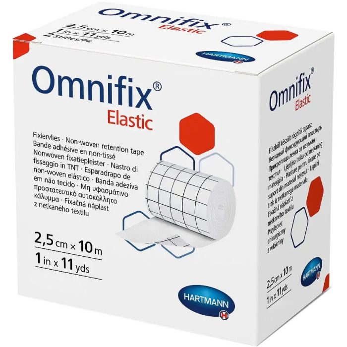 Пластырь медицинский Omnifix Elastic на эластичной нетканой основе 2,5 см х 10 м, 1 шт.